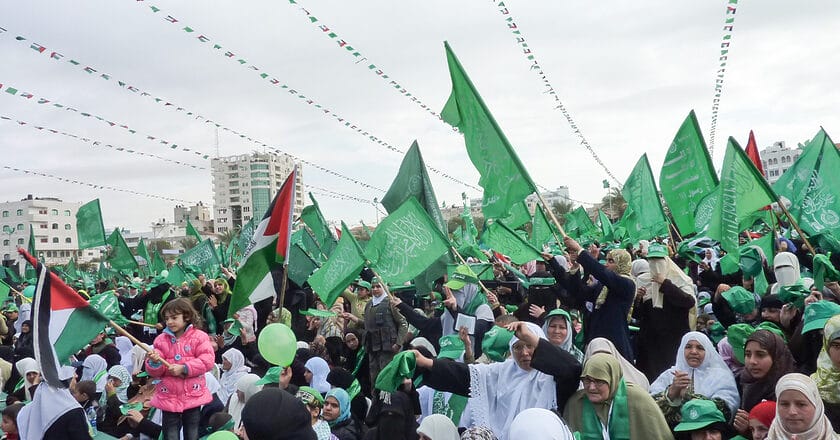 Manifestacja Hamasu w Gazie. Fot. DYKT Mohigan/Flickr.com