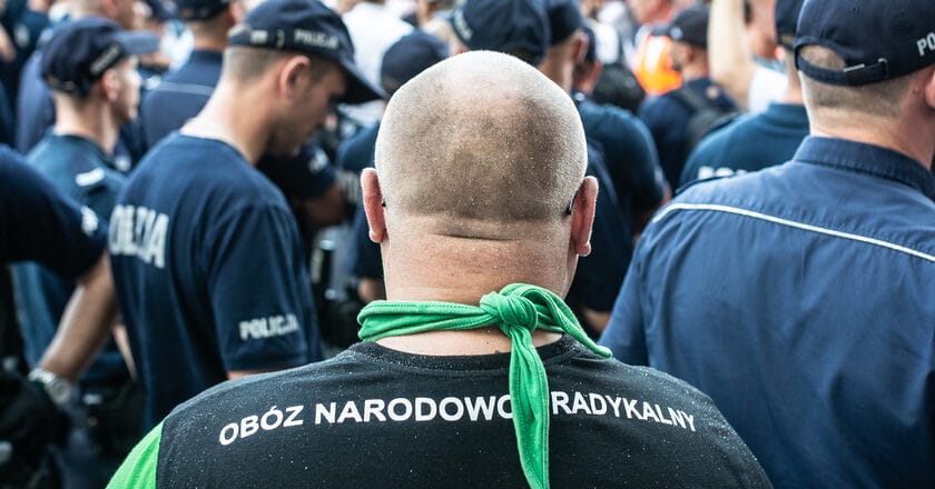 Marsz Powstania Warszawskiego w 2018 roku. Fot. Jakub Szafrański