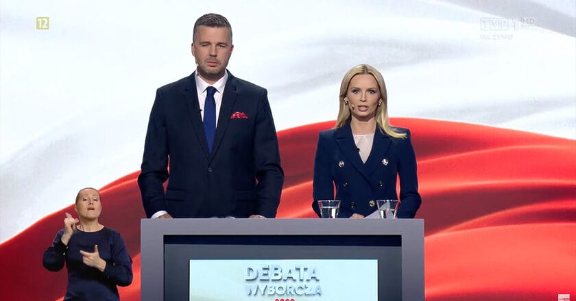 Michał Rachoń i Anna Bogusiewicz-Grochowska. Fot. TVP