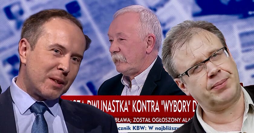 Miłosz Manasterski, Marek Formela i Paweł Badzio. Fot. TVP Info/Youtube.com, ed. KP