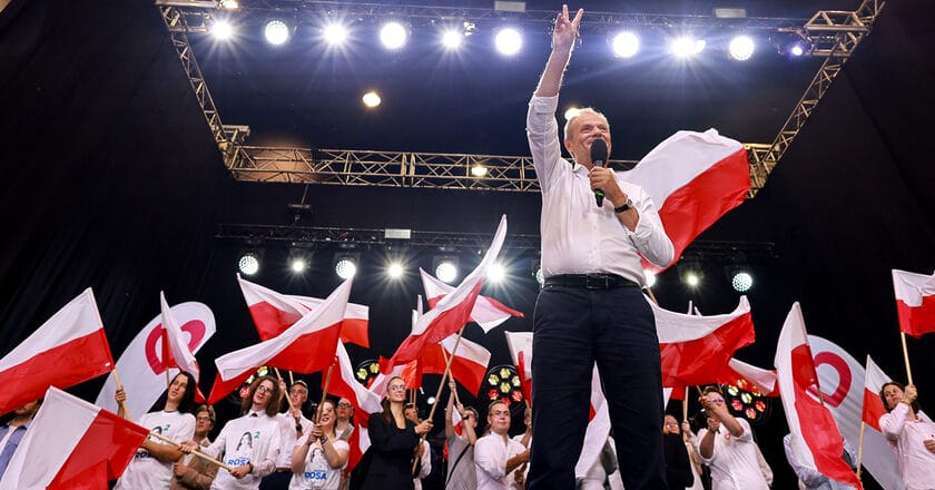 Donald Tusk na wiecu w Katowicach. Fot. Platforma Obywatelska