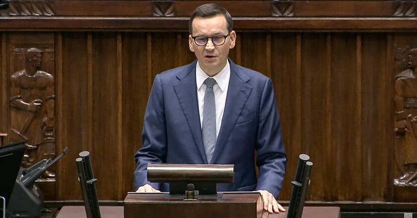 Ostatnie exposé premiera Mateusza Morawieckiego. Fot. Sejm RP