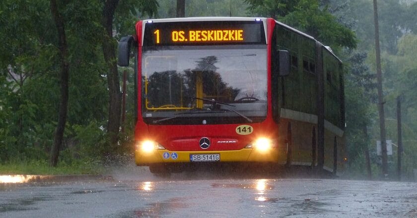 Autobus komunikacji miejskiej w Bielsku-Białej. Fot. Michał Kwaśniak/Flickr.com