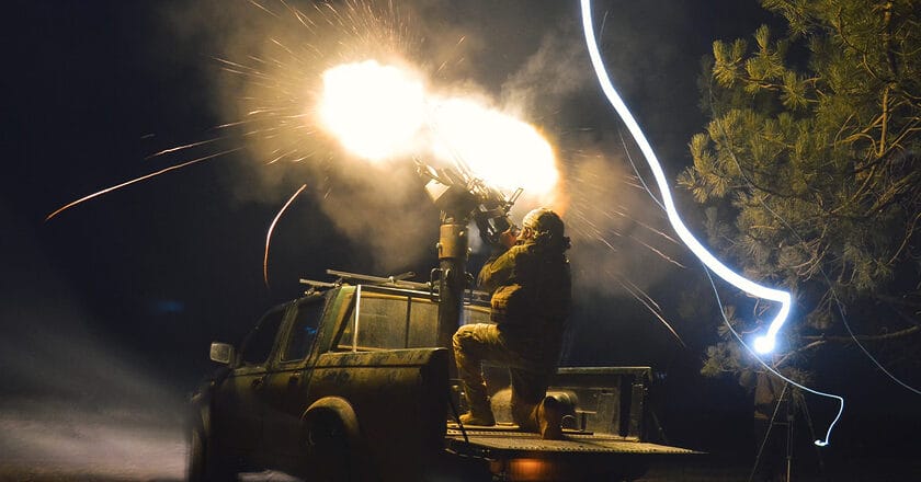 Ukraiński żołnierz obrony przeciwlotniczej. Fot. 126 samodzielna brygada obrony terytorialnej/facebook.com/zelenskyy.official
